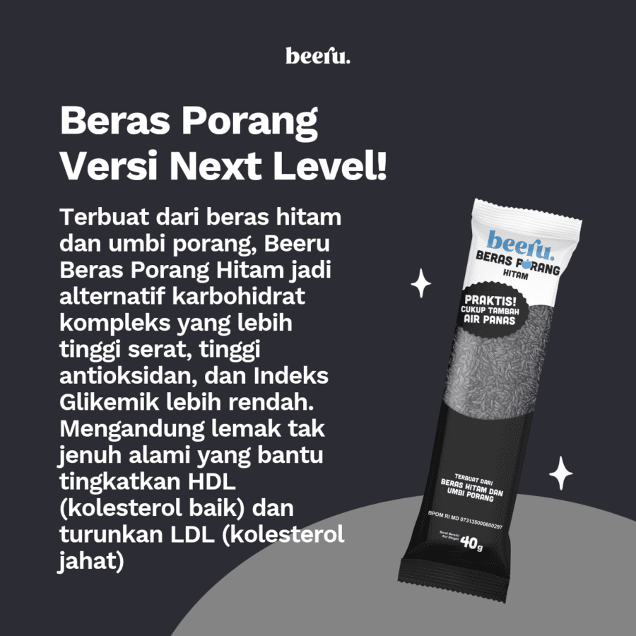 Beeru Beras Porang Hitam Pouch 1kg