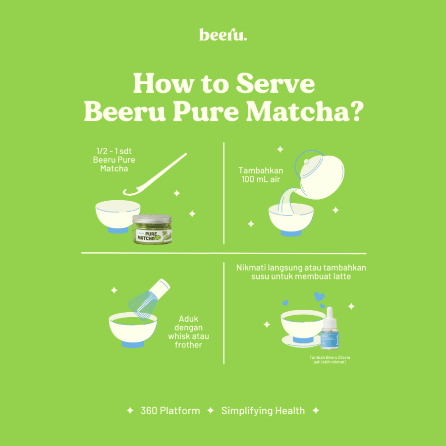 Beeru Pure Matcha Powder 100gram