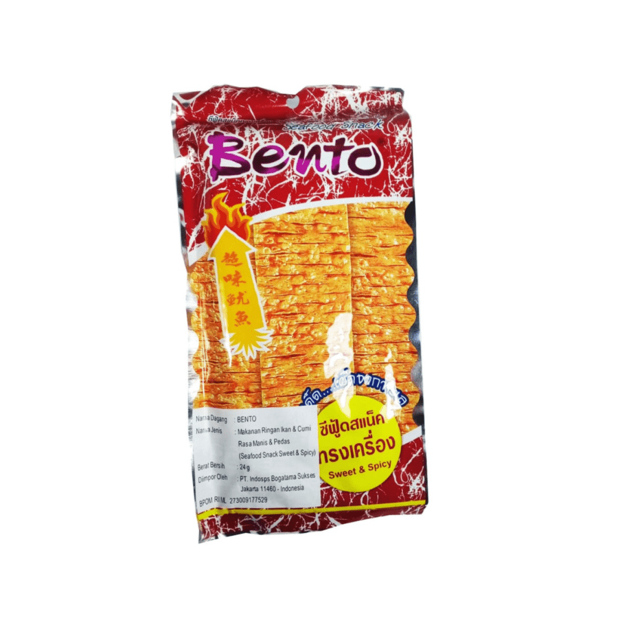Bento Ikan & Cumi Pedas Manis Seafood Snacks 20gram