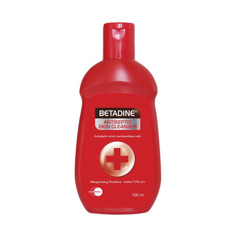 Betadine Antiseptic Skin Cleanser Sabun Cair 100ml