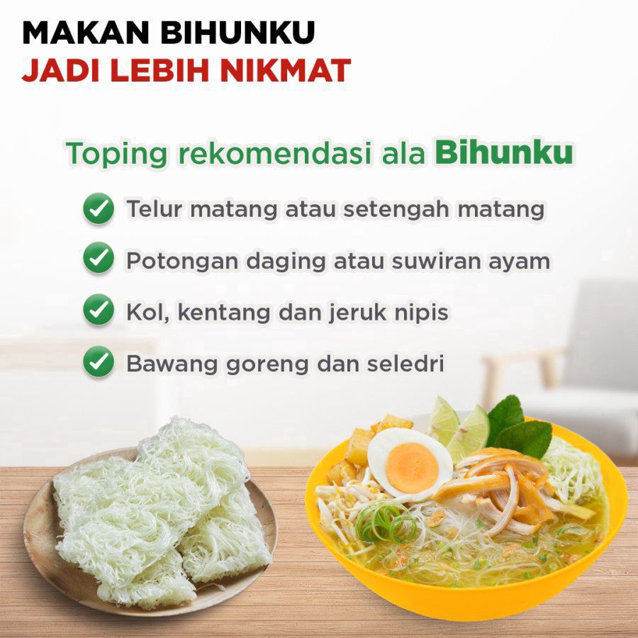 Bihunku Bihun Instan Soto Spesial 55gram