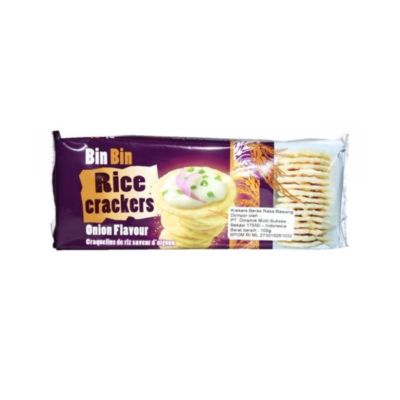 Bin Bin Rice Crackers Onion Flavor