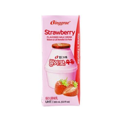 Binggrae Strawberry Flavored Milk Drink