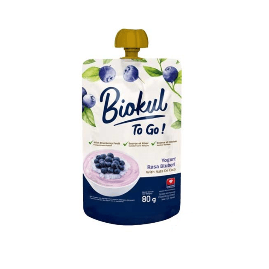 Biokul To Go Bluberry Yogurt 80gram