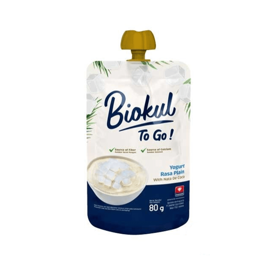 Biokul To Go Plain Yogurt 80gram