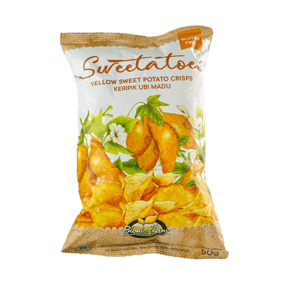 Bionic Farm Sweetatoes Keripik Ubi Madu Gluten Free 50gram