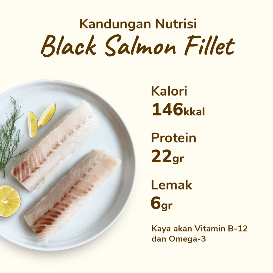 Black Salmon Fillet Astro Farm 250gram