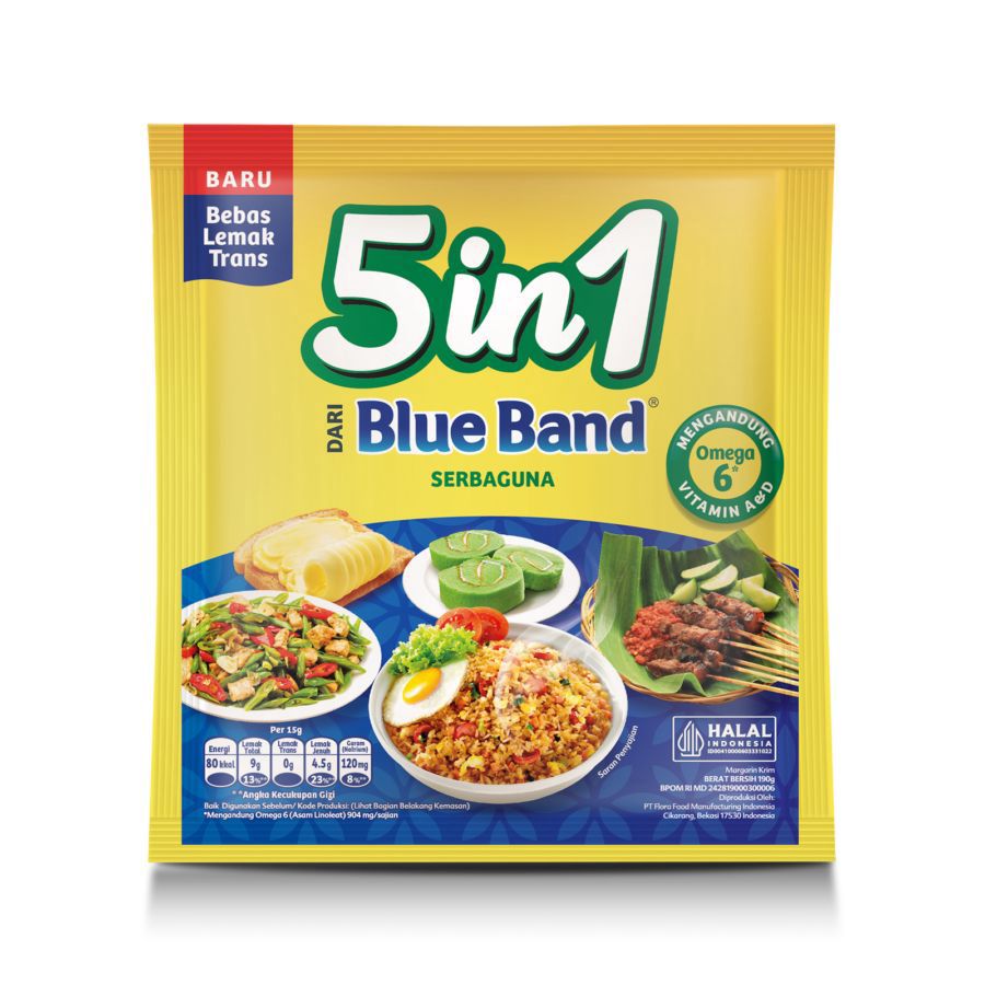 Blue Band 5in1 Serbaguna Margarine 190gram