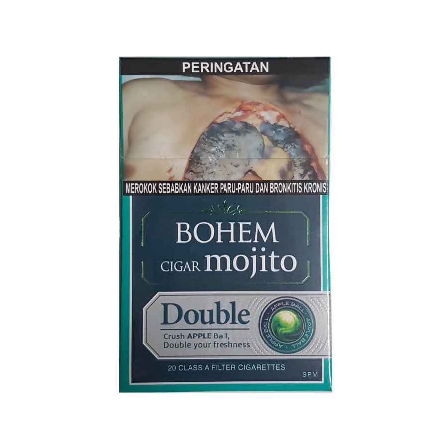 Bohem Cigar Mojito Double Rokok Batang 20stick