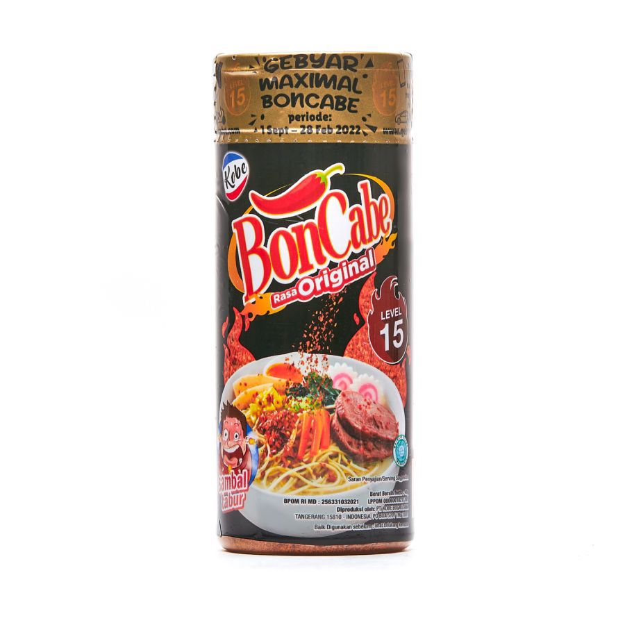 Kobe Boncabe Sambal Tabur Original Level 15 45gram