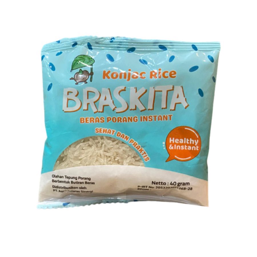 Braskita Beras Porang 8 pcs x 40gr 320gram