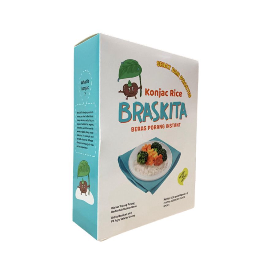 Braskita Beras Porang 8 pcs x 40gr 320gram