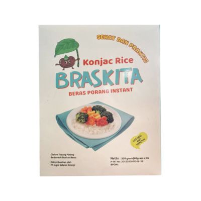Braskita Beras Porang 8 pcs x 40gr