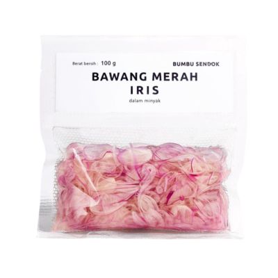 Bumbu Sendok Bawang Merah Iris dalam Minyak
