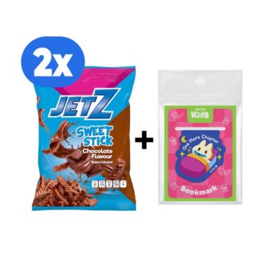 [Bundle] 2 Jetz Sweet Chocolate Fiesta 40 gram + 1 Magnetic Bookmark One More Chapter Astro Kids