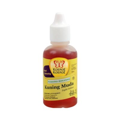 [Bundle 2] Koepoe Koepoe Pewarna Makanan Kuning Muda 30 ml