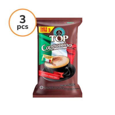 [Bundle 3] Top Coffee Cappuccino 25gr isi (6+3) Sachet