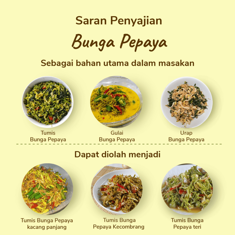 Bunga Pepaya Astro Farm 250gram