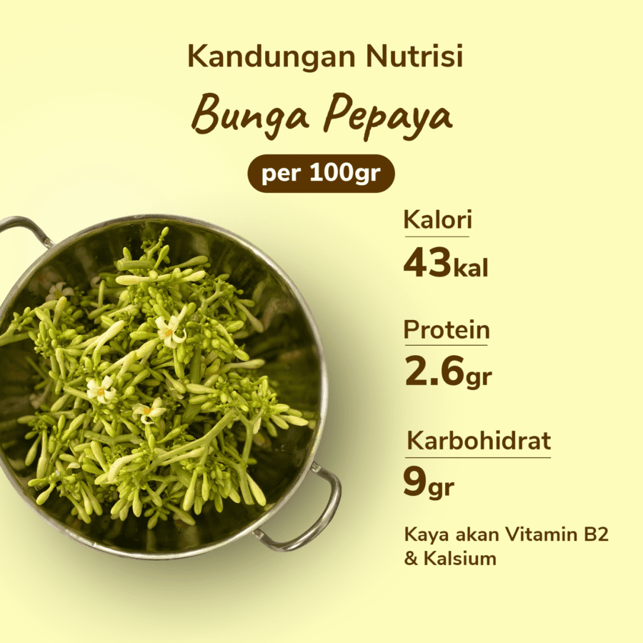 Bunga Pepaya Astro Farm 250gram