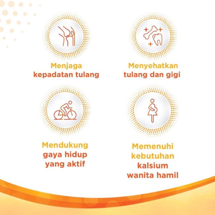 CDR Jeruk Suplemen Suplementasi Kalsium, Vitamin C, D & B6 10tablet