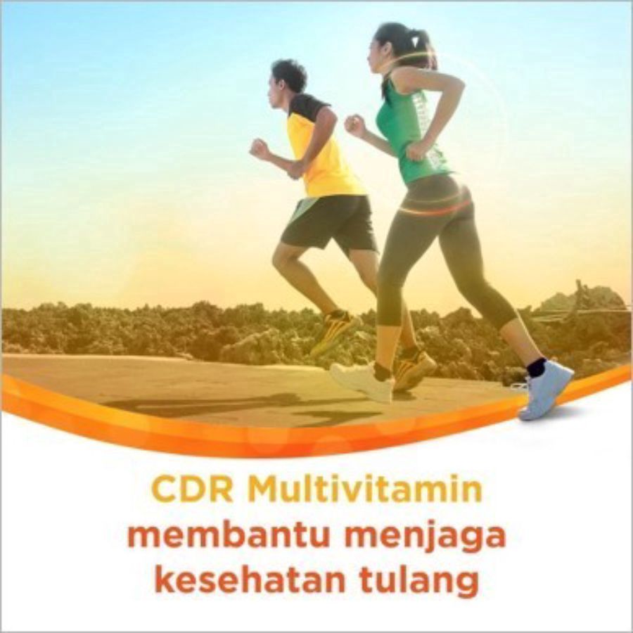 CDR Jeruk Suplemen Suplementasi Kalsium, Vitamin C, D & B6 10tablet
