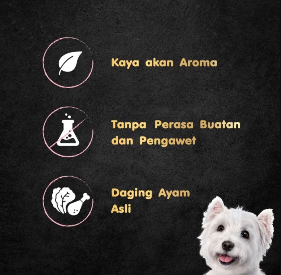 CESAR Ayam, Sapi, dan Sayuran Makanan Anjing Basah 60gram