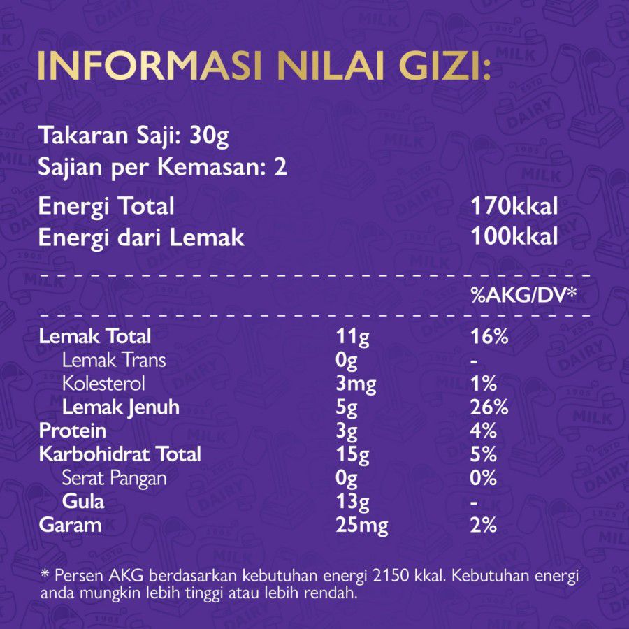 Cadbury Dairy Milk Black Forest Cokelat 52gram