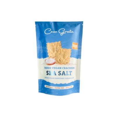 Casa Grata Baked Vegan Crackers Sea Salt