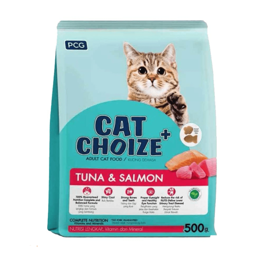 Cat Choize Plus Tuna & Salmon Adult Makanan Kucing 500gram
