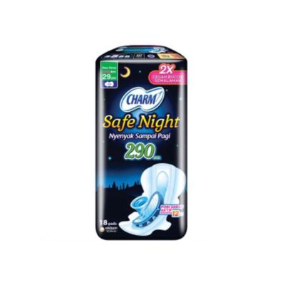 Charm Safe Night Wing 29cm Pembalut Kewanitaan