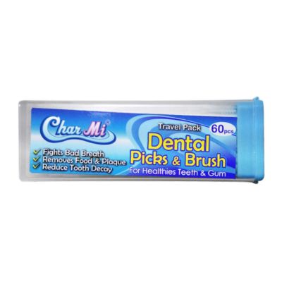 Charmi Dental Pick & Brush Travel Pack Pembersih Gigi