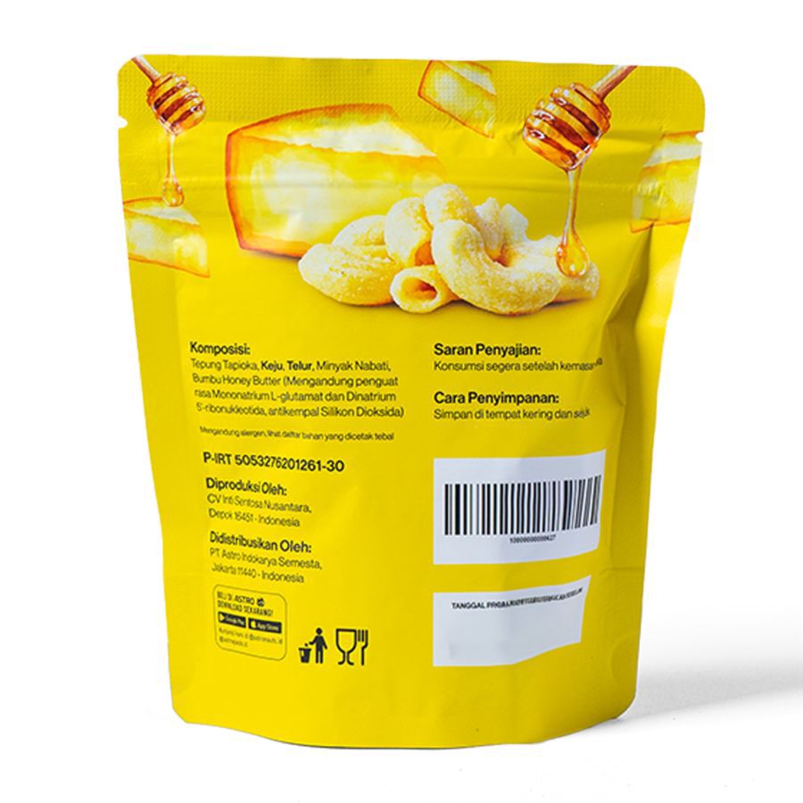Cheesy Mac Bites Honey Butter Astro Goods 65gram