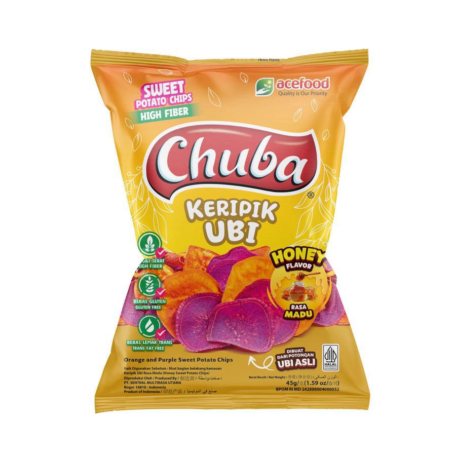 Chuba Sweet Potato Chips Honey 45gram