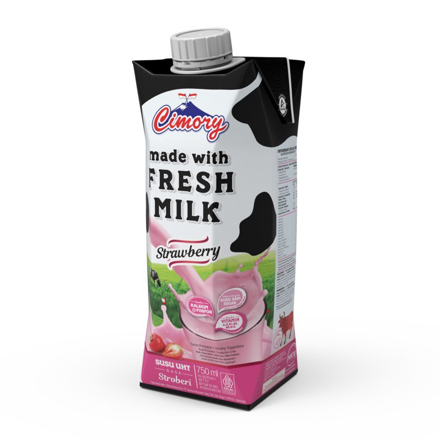 Cimory Strawberry Susu UHT 750ml