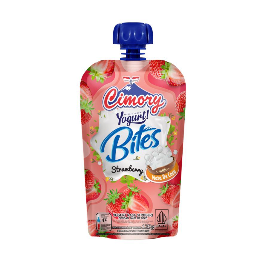 Cimory Bites Strawberry Yogurt 120gram