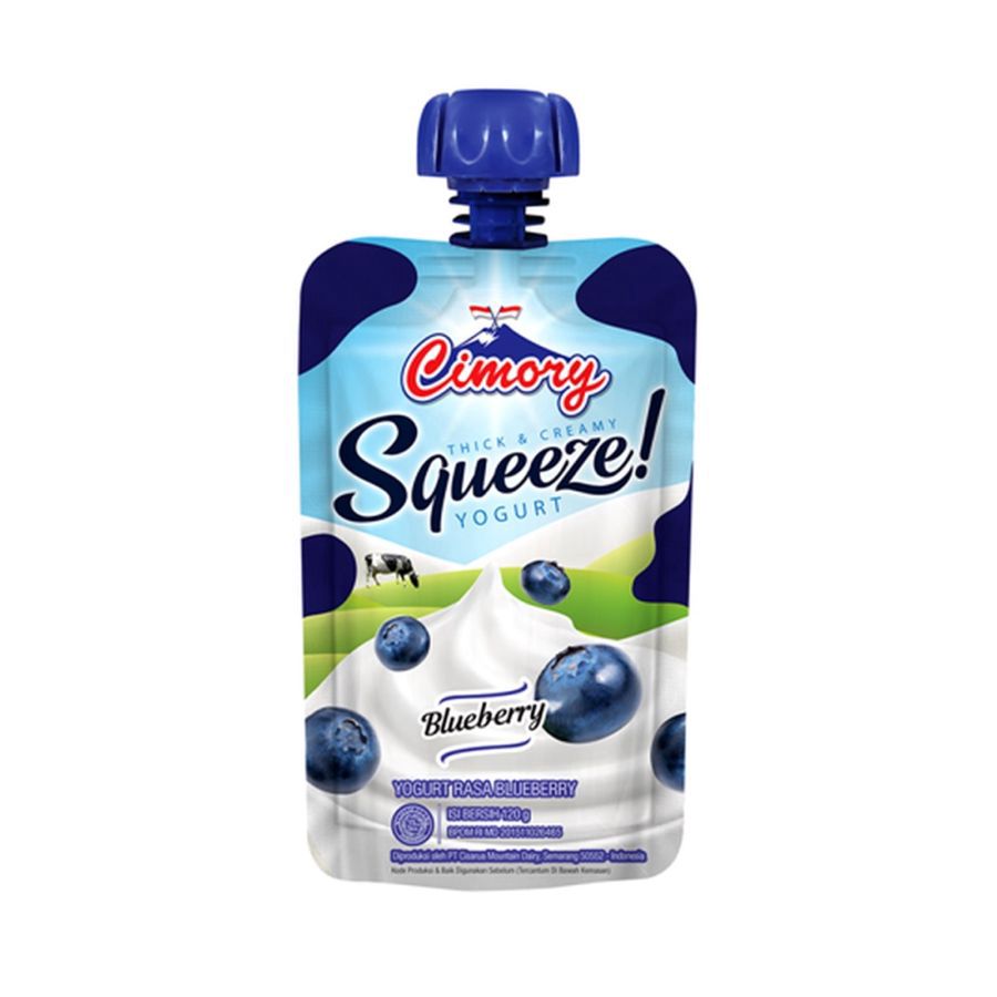 Cimory Squeeze Blueberry Yogurt 120ml
