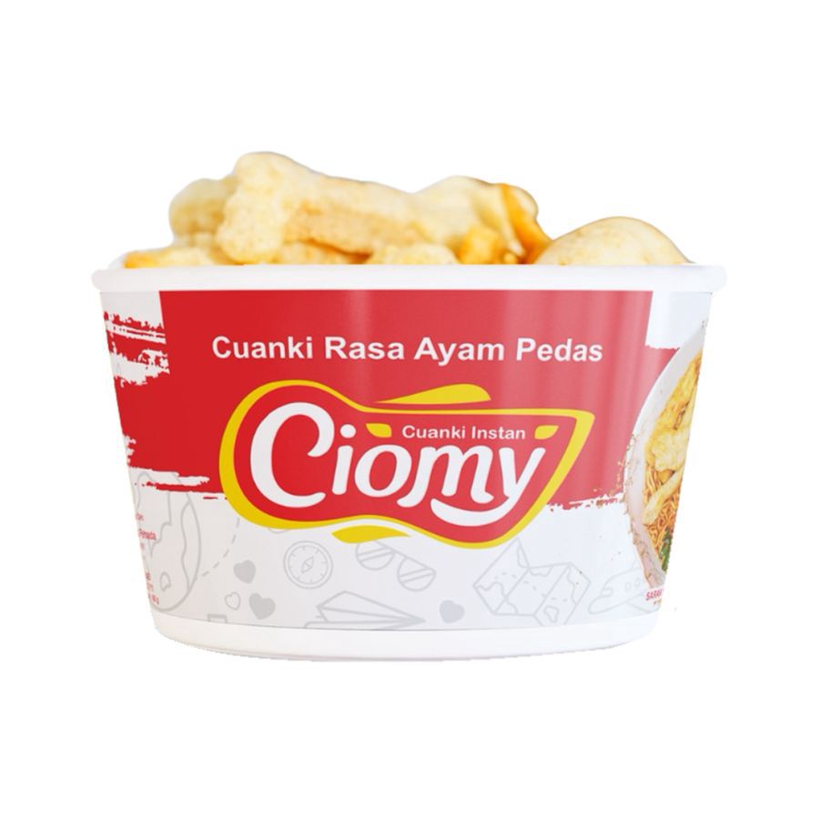 Ciomy Cuanki Chicken Spicy Cup 75gram