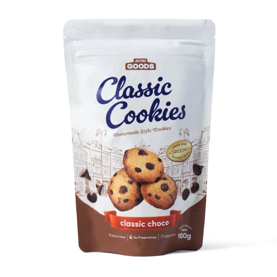 Classic Chocolate Chip Cookies Astro Goods 100gram
