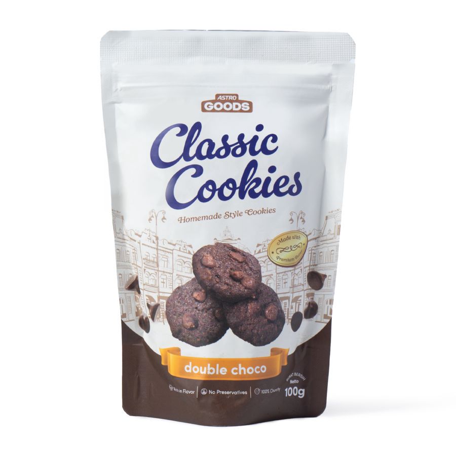 Double Chocolate Chip Cookies Astro Goods 100gram