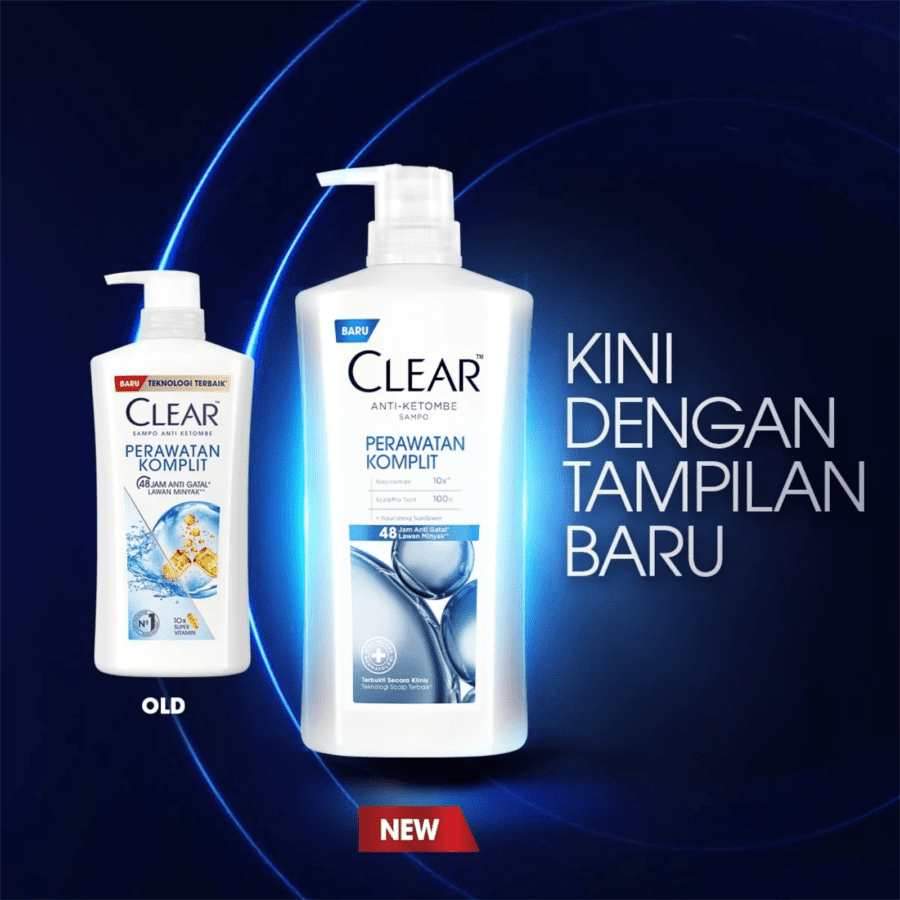 Clear Perawatan Komplit Anti Ketombe Shampoo 450ml