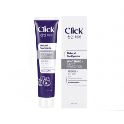 Click Natural Whitening Cavity Protection Blackberry Mint Toothpaste