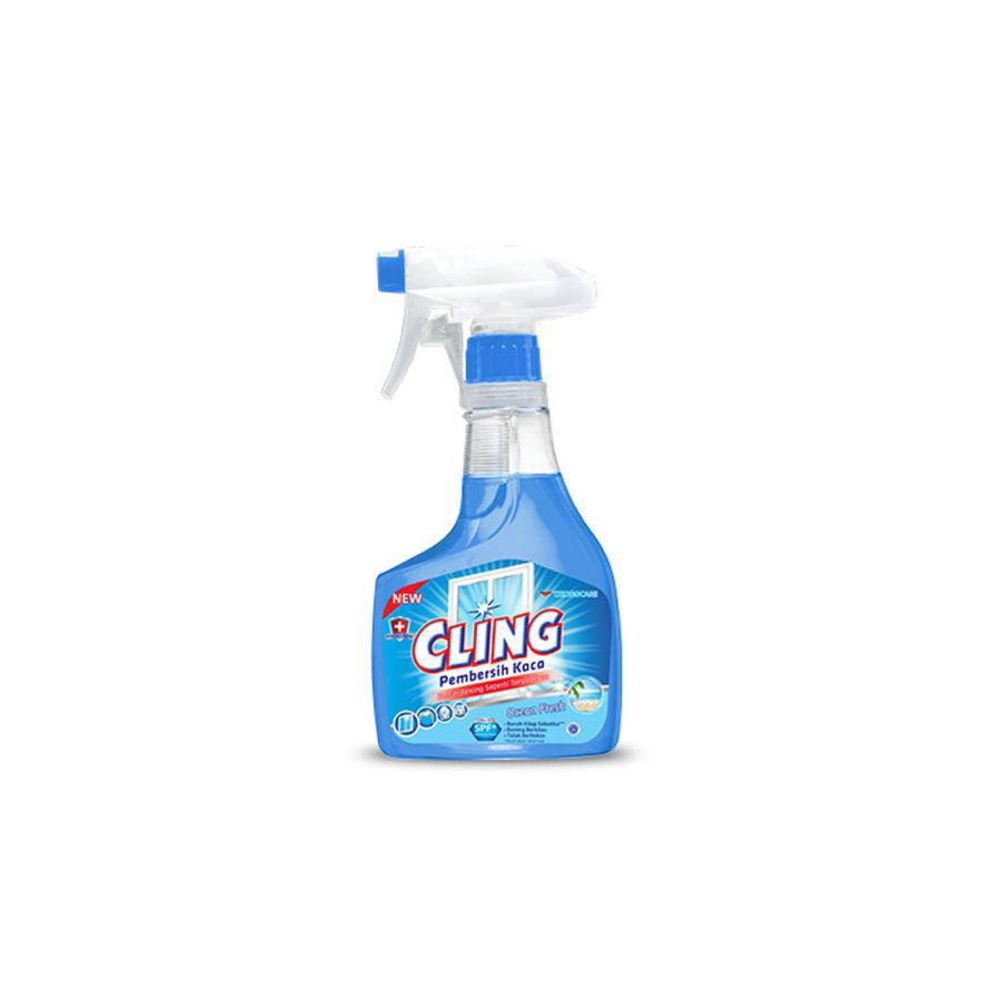 Cling Ocean Fresh Pembersih Kaca Botol 440ml