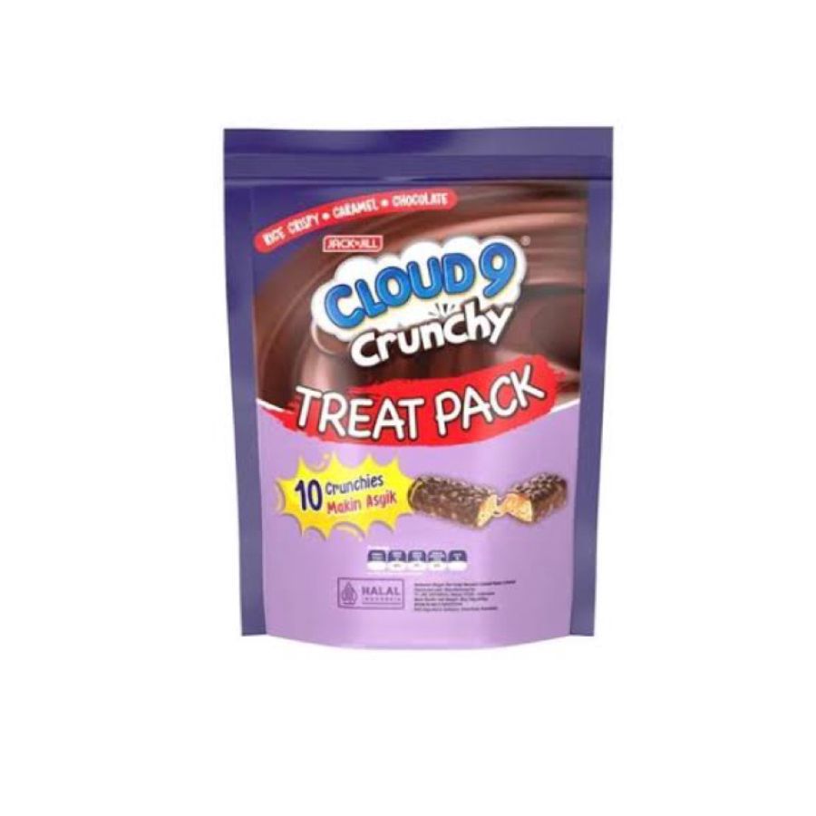 Cloud 9 Crunchy Chocolate Treat Pack (8gr x 10pcs)