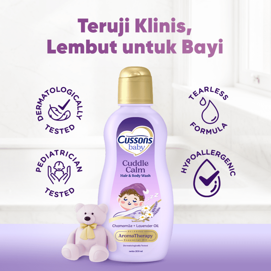 Cussons Baby Cuddle Calm Hair & Body Wash 200ml