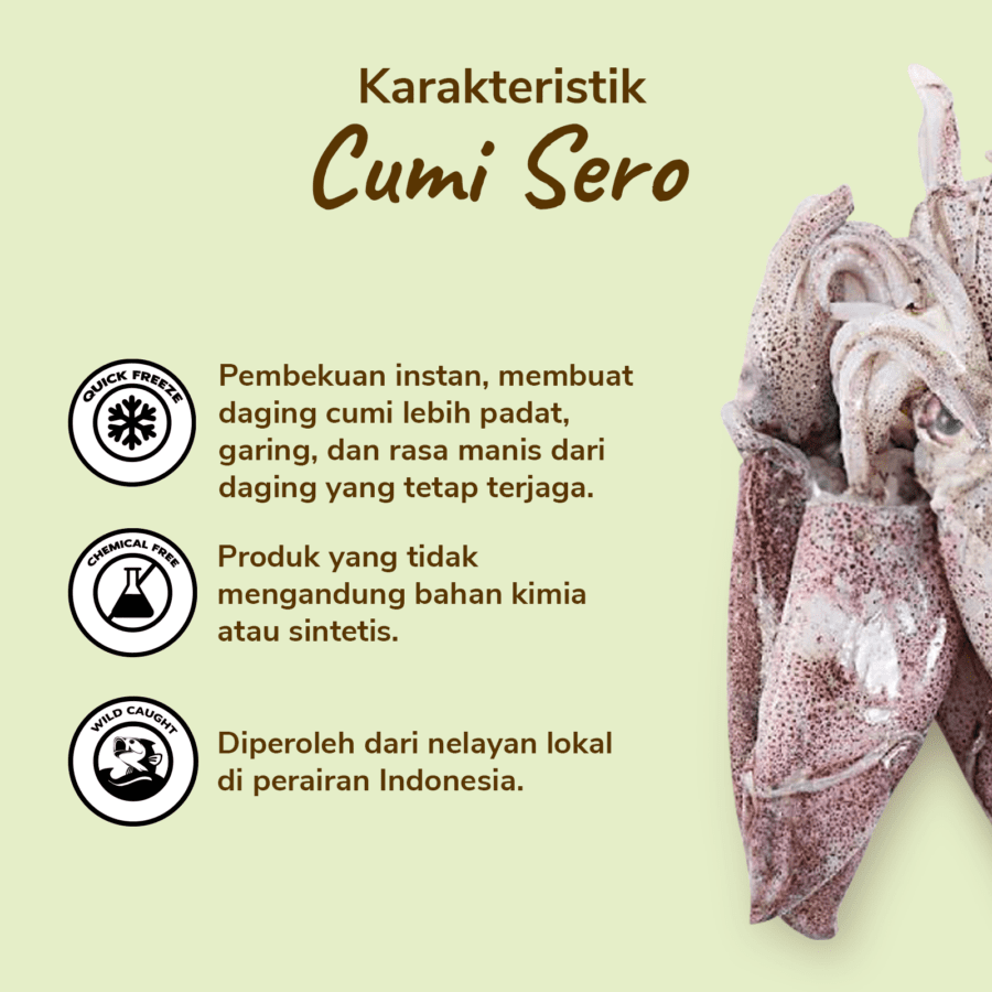 Cumi Sero Astro Farm 500gram