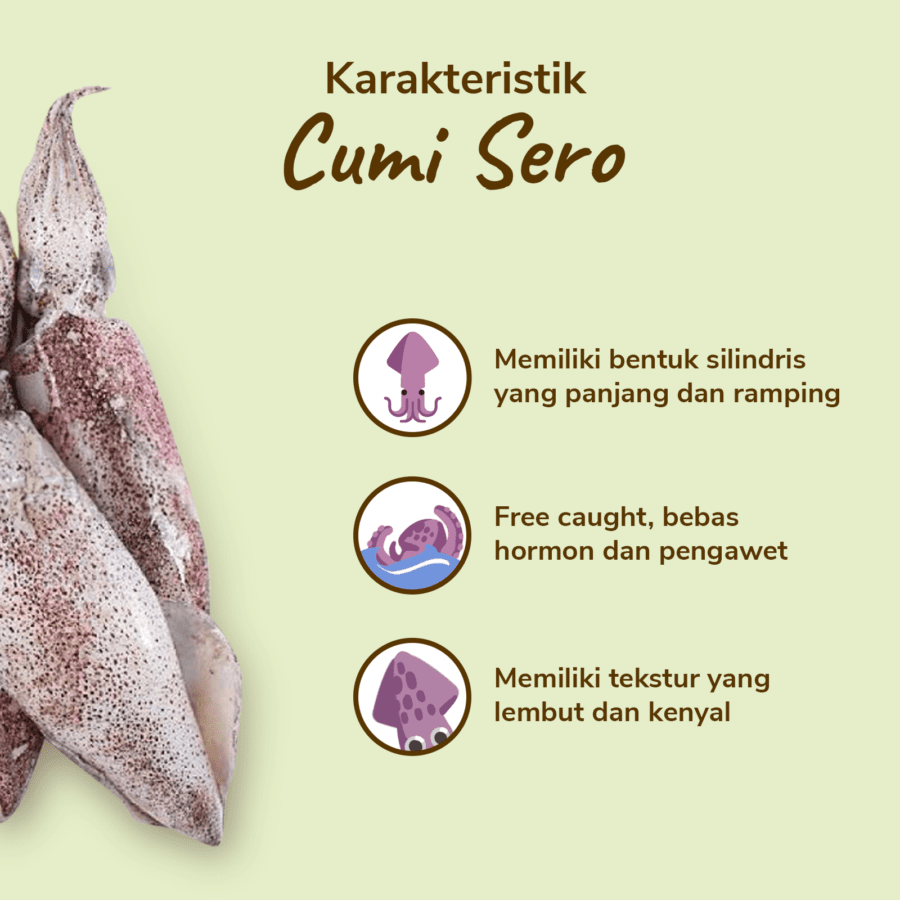 Cumi Sero Astro Farm 500gram