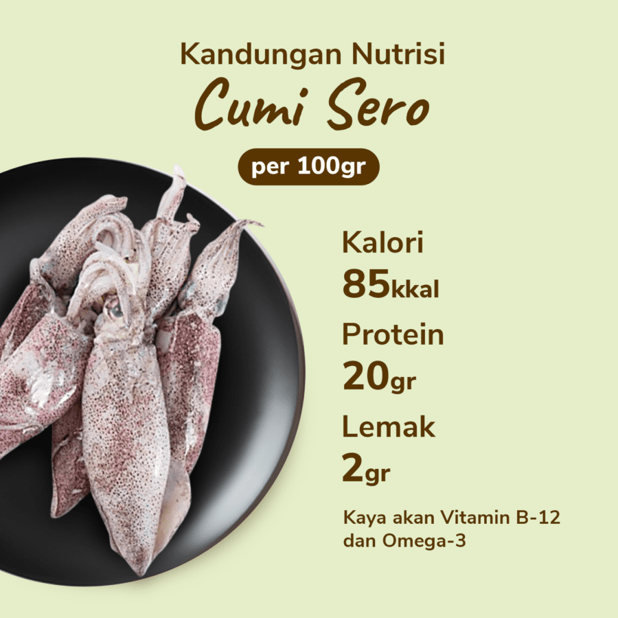Cumi Sero Astro Farm 500gram