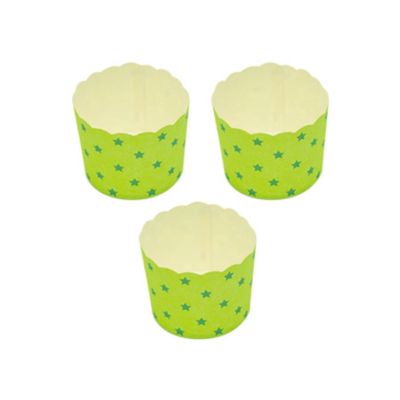 Cup Kertas Muffin Medium Bintan Hijau A Basics Isi 20 pcs