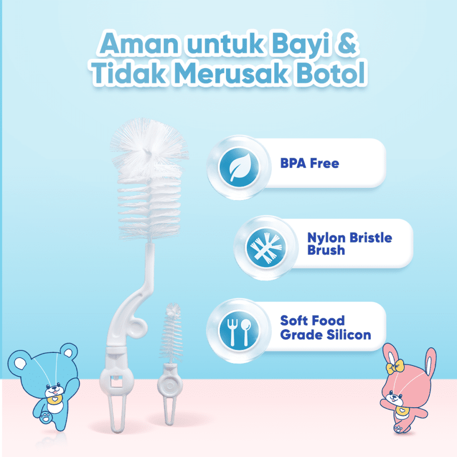 Cussons Baby Foldable Bottle Brush 1pack