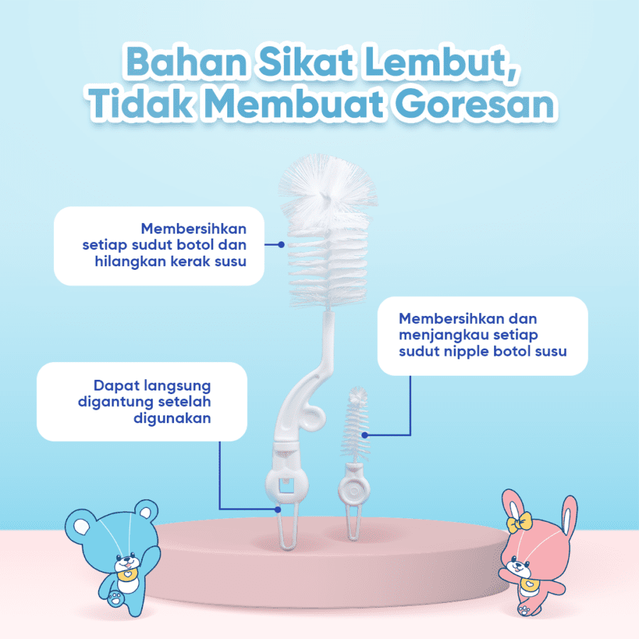 Cussons Baby Foldable Bottle Brush 1pack